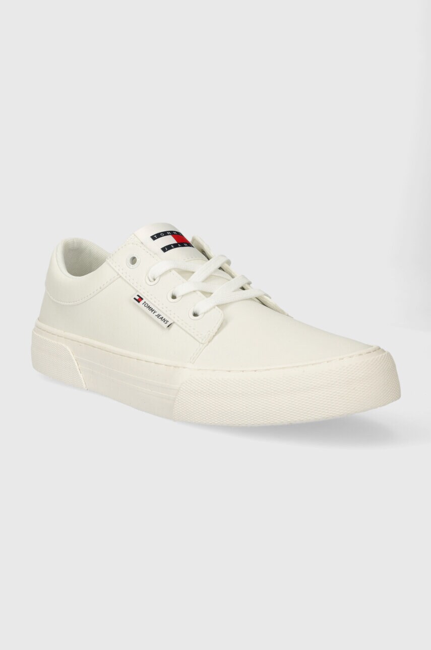 Кросівки Tommy Jeans TJM VULC. SKATE DERBY ESS колір білий EM0EM01400