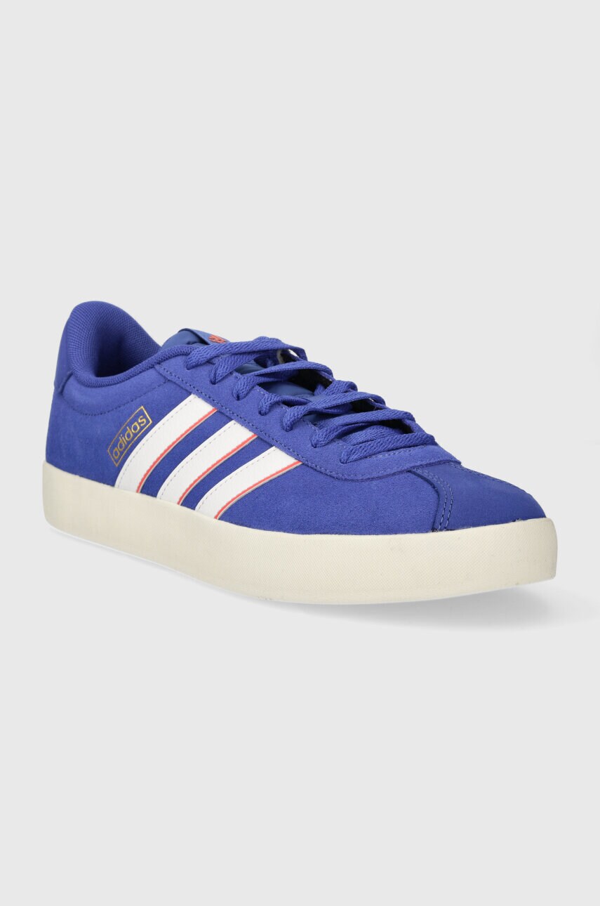 Замшеві кросівки adidas VL COURT