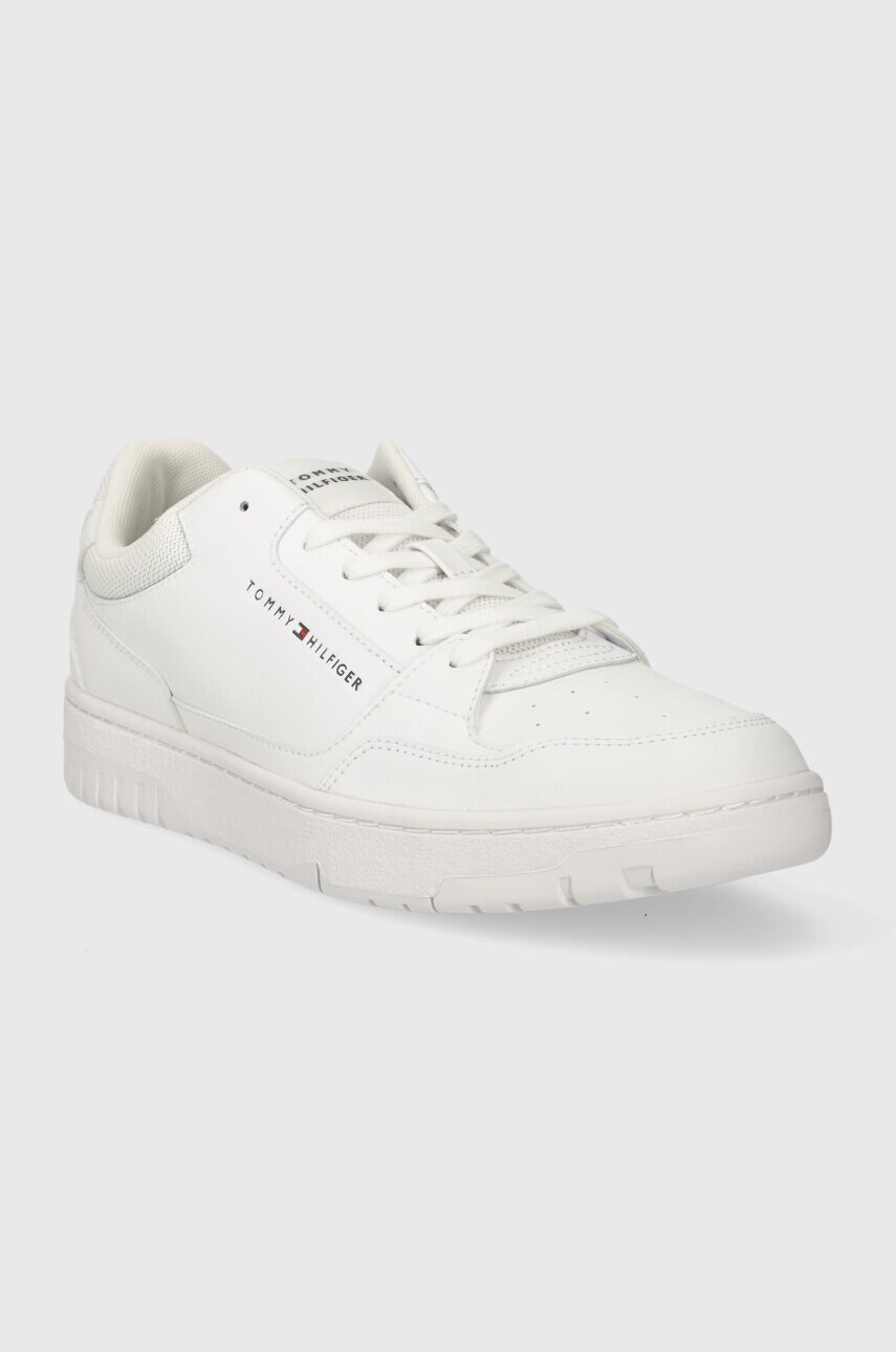 Кросівки Tommy Hilfiger TH BASKET CORE LEATHER ESS колір білий FM0FM05040
