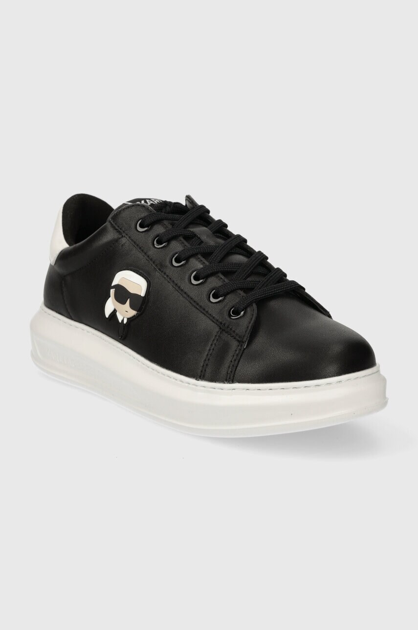 Шкіряні кросівки Karl Lagerfeld KAPRI MENS колір чорний KL52530N