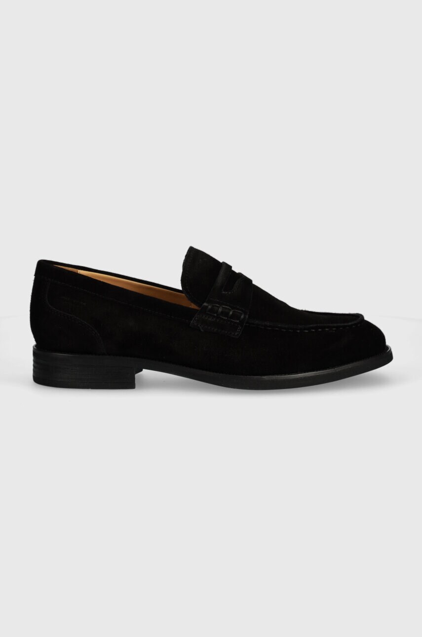 Замшеві мокасини Vagabond Shoemakers MARIO чоловічі колір чорний