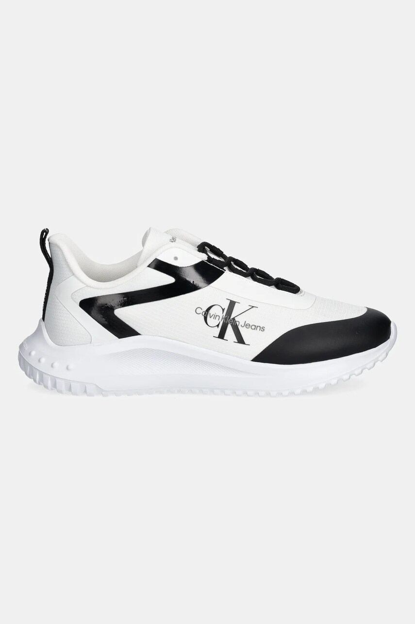 Кросівки Calvin Klein Jeans EVA RUNNER LOW LACE ML MIX колір білий YM0YM00968