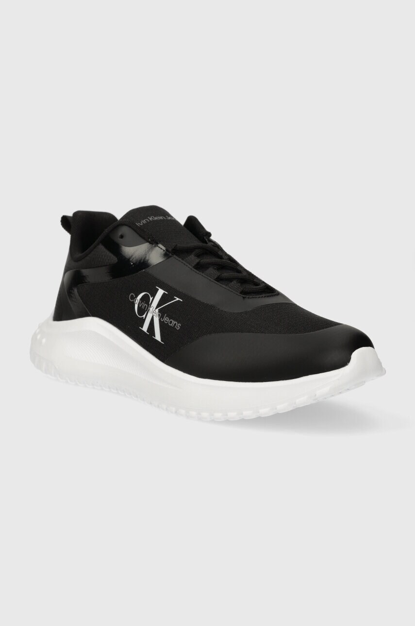 Кросівки Calvin Klein Jeans EVA RUNNER LOW LACE ML MIX колір чорний YM0YM00968