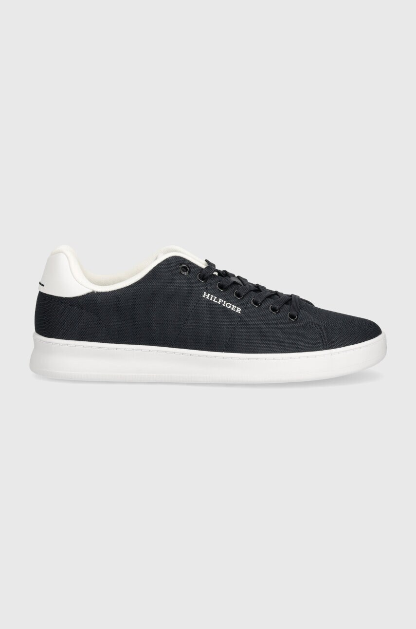 Кросівки Tommy Hilfiger COURT CUPSOLE PIQUE TEXTILE колір синій FM0FM04967
