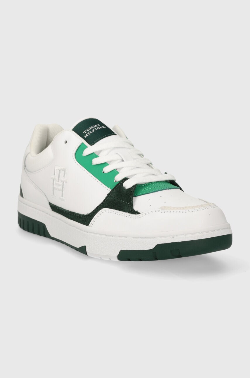 Кросівки Tommy Hilfiger TH BASKET STREET POP колір білий FM0FM04968