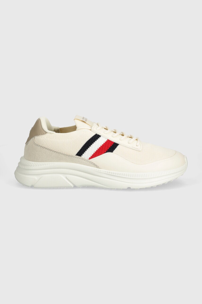 Кросівки Tommy Hilfiger MODERN RUNNER PREMIUM KNIT колір бежевий FM0FM05135