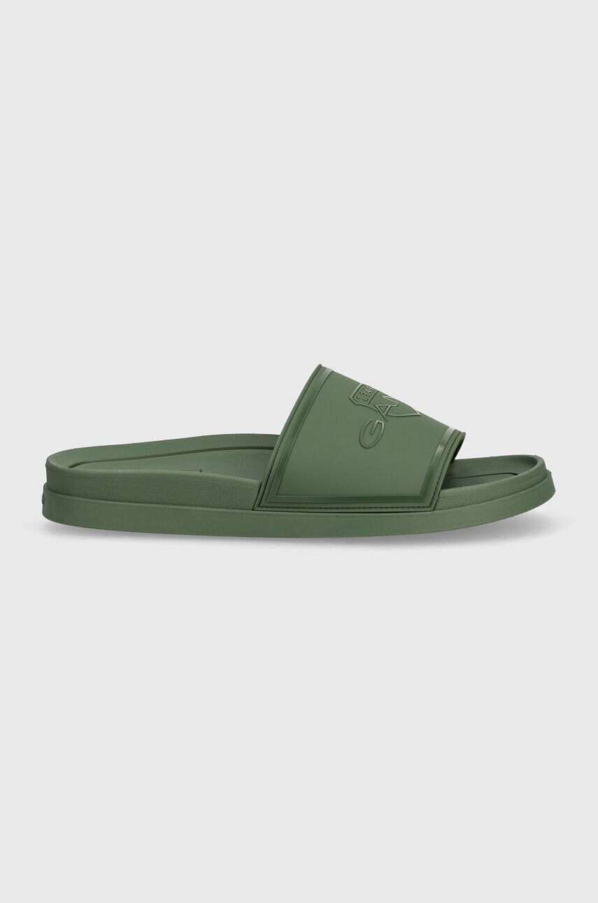 Шльопанці Gant Pierbay чоловічі колір зелений 28609604.G761