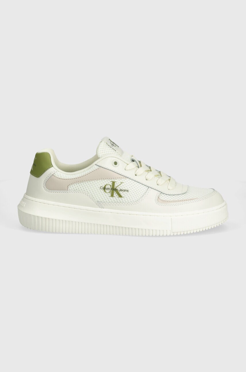 Кросівки Calvin Klein Jeans CHUNKY CUPSOLE MIX IN MET колір білий YM0YM00896