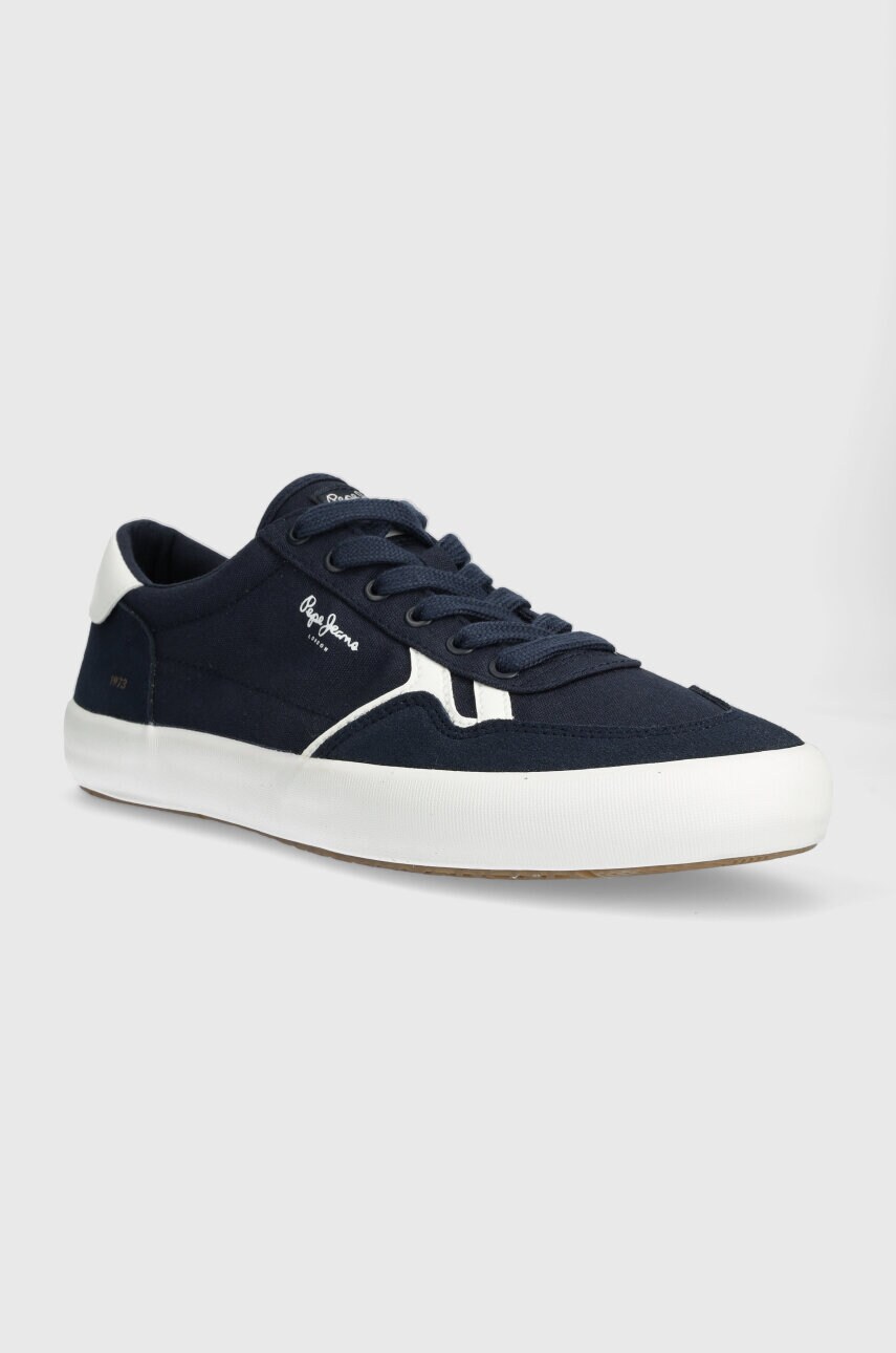 Кеди Pepe Jeans PMS31038 чоловічі колір синій TRAVIS BRIT M