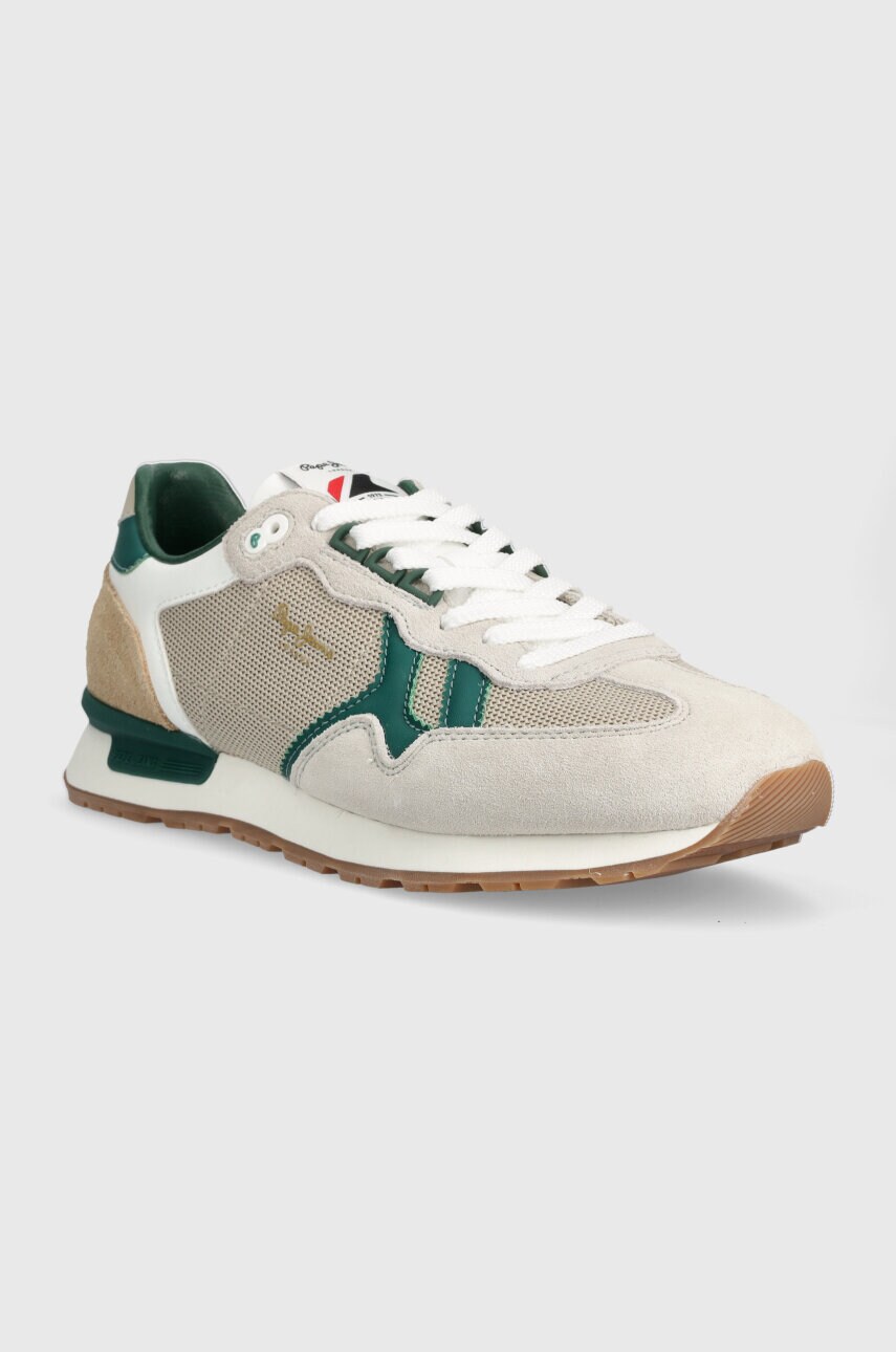 Кросівки Pepe Jeans PMS40004 колір бежевий BRIT RETRO M