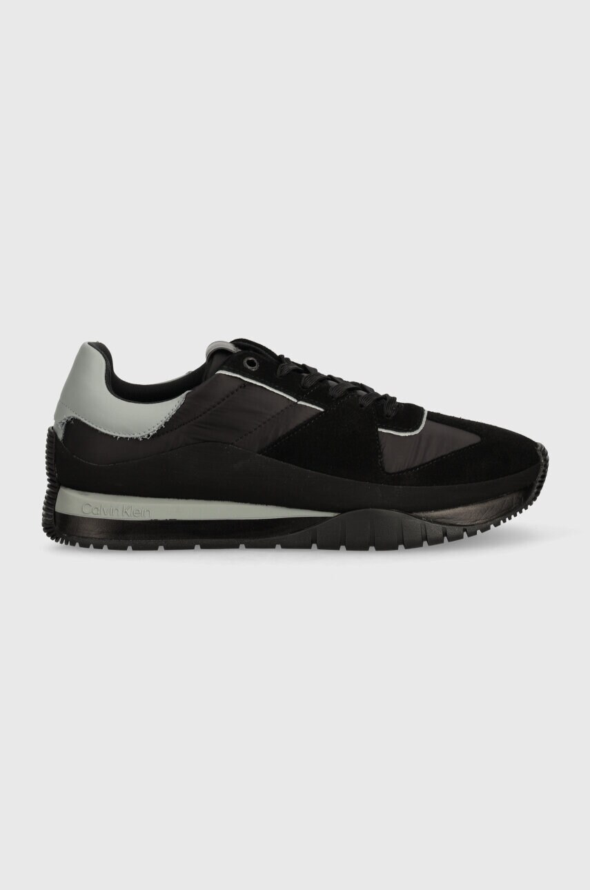 Кросівки Calvin Klein LOW TOP LACE UP MIX колір бежевий HM0HM01403