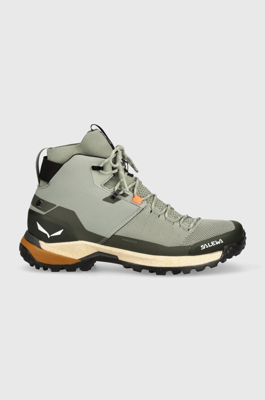 Черевики Salewa Puez Knit Mid Powertex чоловічі колір зелений 00-0000061434