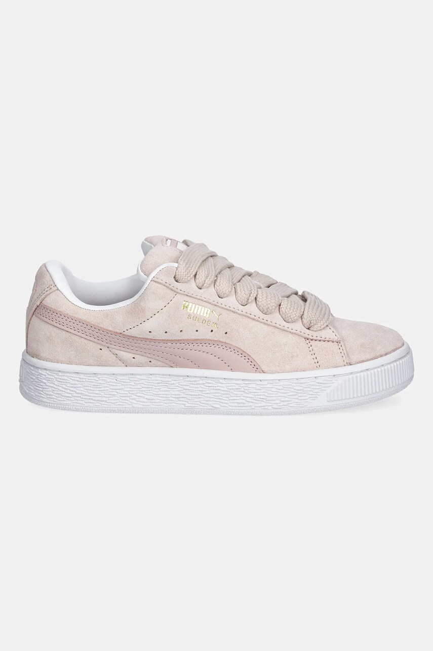 Шкіряні кросівки Puma Suede XL колір бежевий 395205