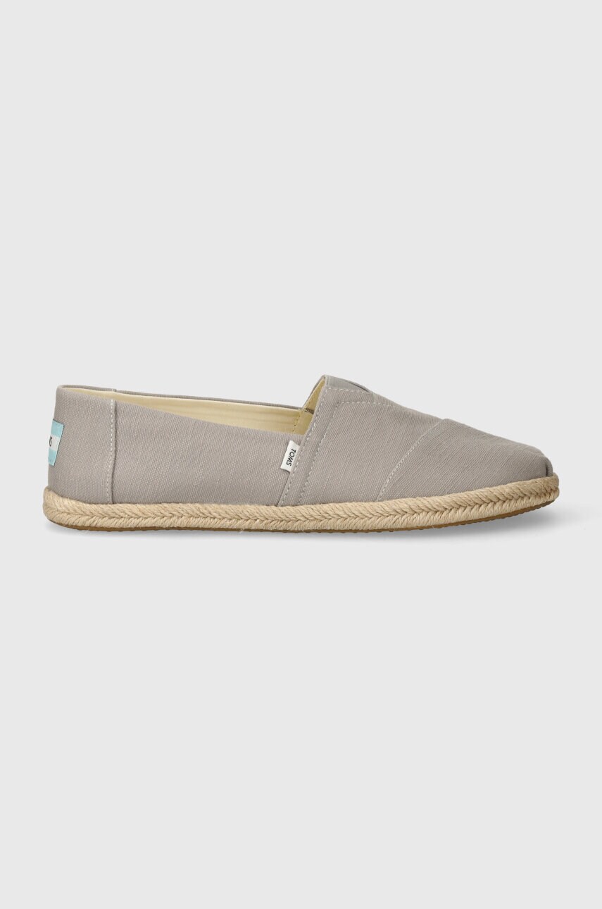 Еспадрилі Toms Alpargata Rope колір сірий 10019895