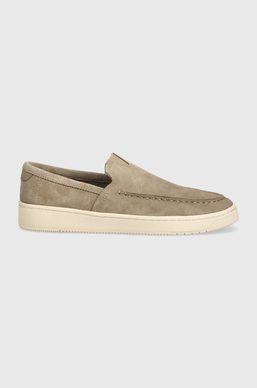 Замшеві кеди Toms Trvl Lite Loafer колір коричневий 10020833