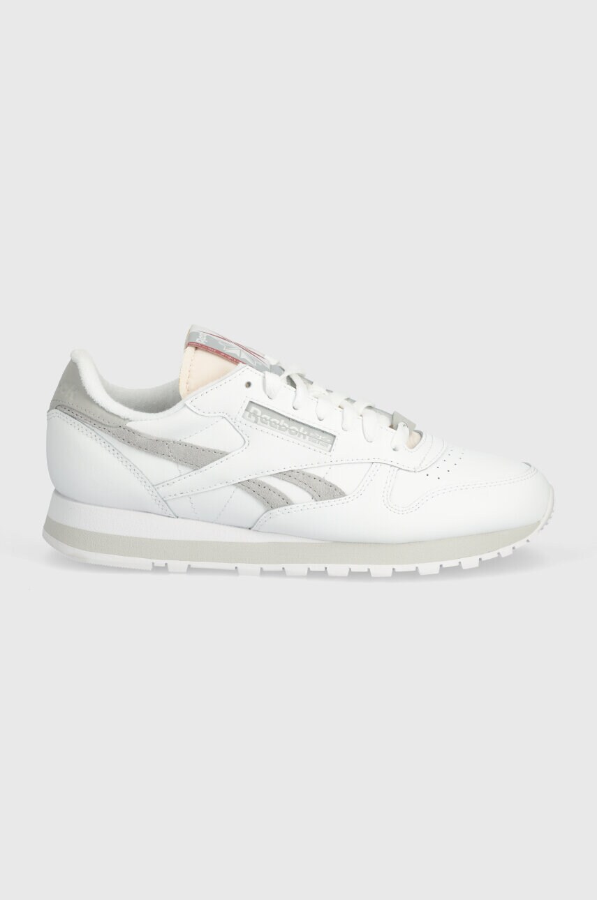 Шкіряні кросівки Reebok Classic Classic Leather колір білий 100074346