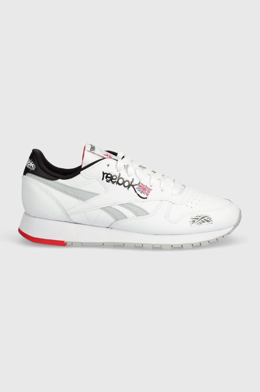 Шкіряні кросівки Reebok Classic Classic Leather колір білий 100075003