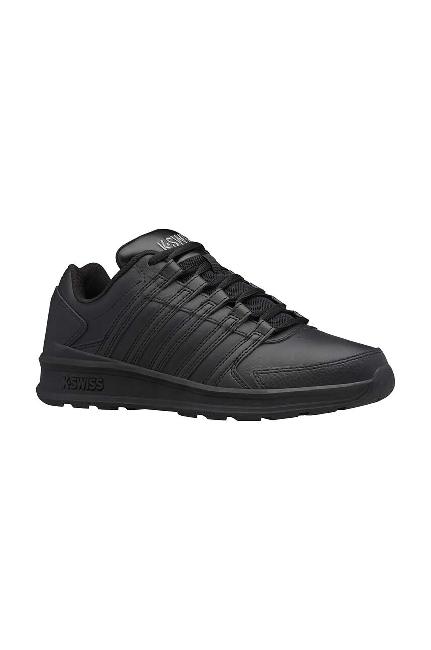 Шкіряні кросівки K-Swiss VISTA TRAINER колір чорний 07000.001.M