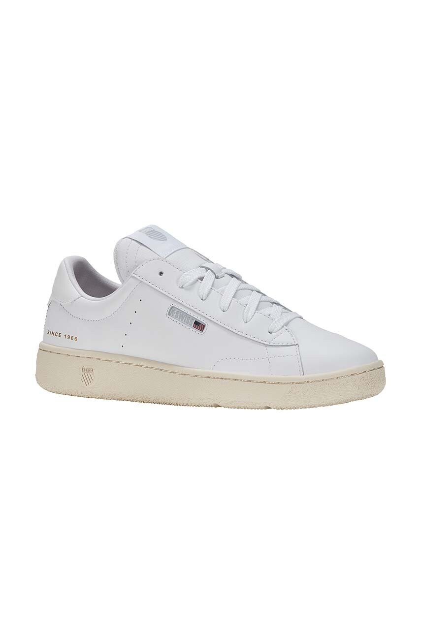 Шкіряні кросівки K-Swiss SLAMMKLUB CC колір білий 08911.135.M