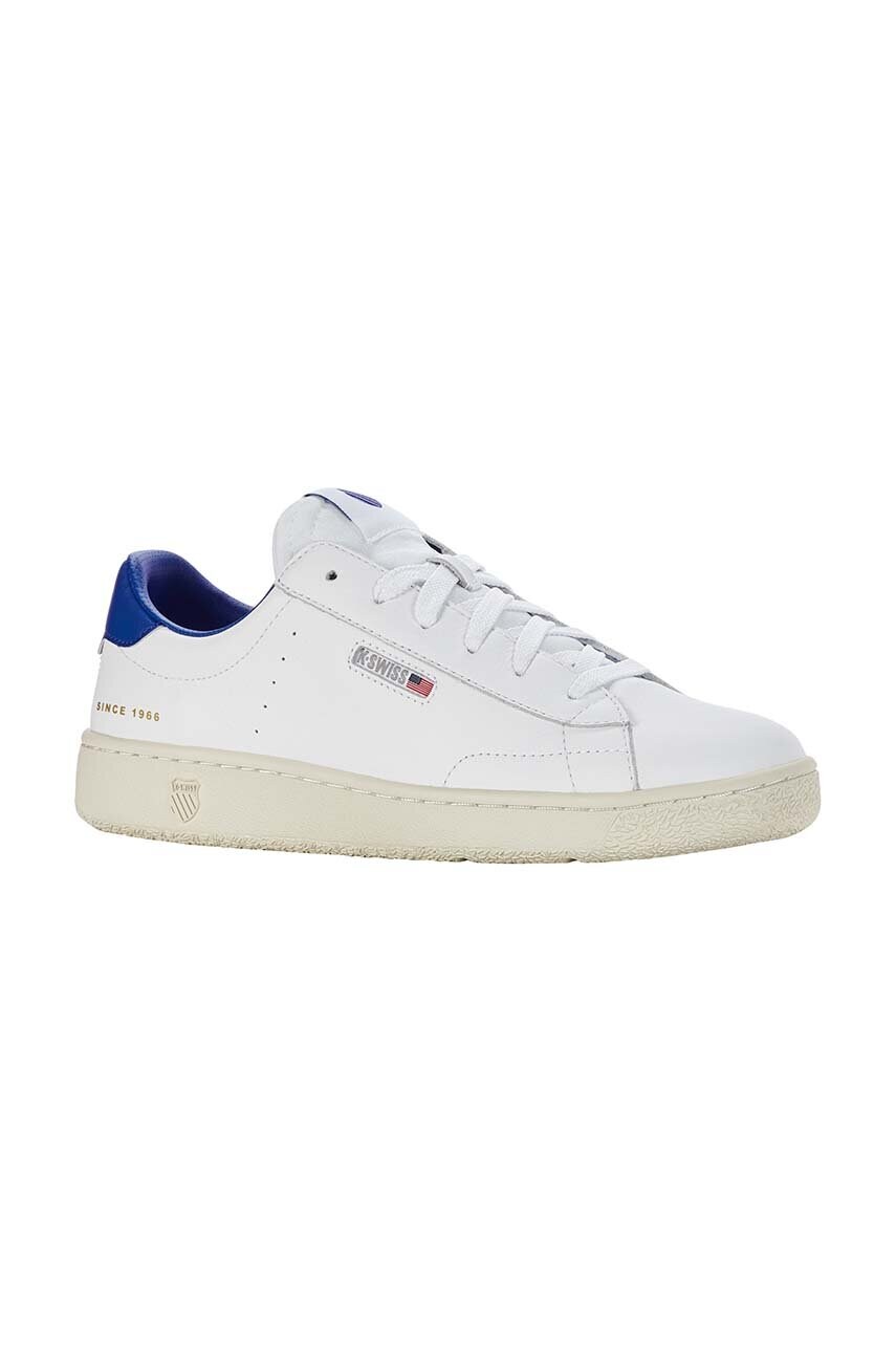 Купити Шкіряні кросівки K-Swiss SLAMMKLUB CC колір білий – головне зображення