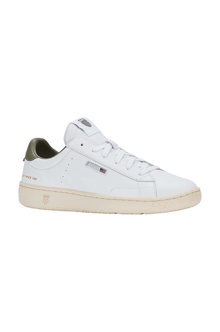 Шкіряні кросівки K-Swiss SLAMMKLUB CC колір білий