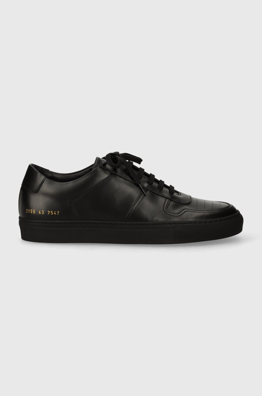 Шкіряні кросівки Common Projects Bball Low in Leather колір чорний 2155