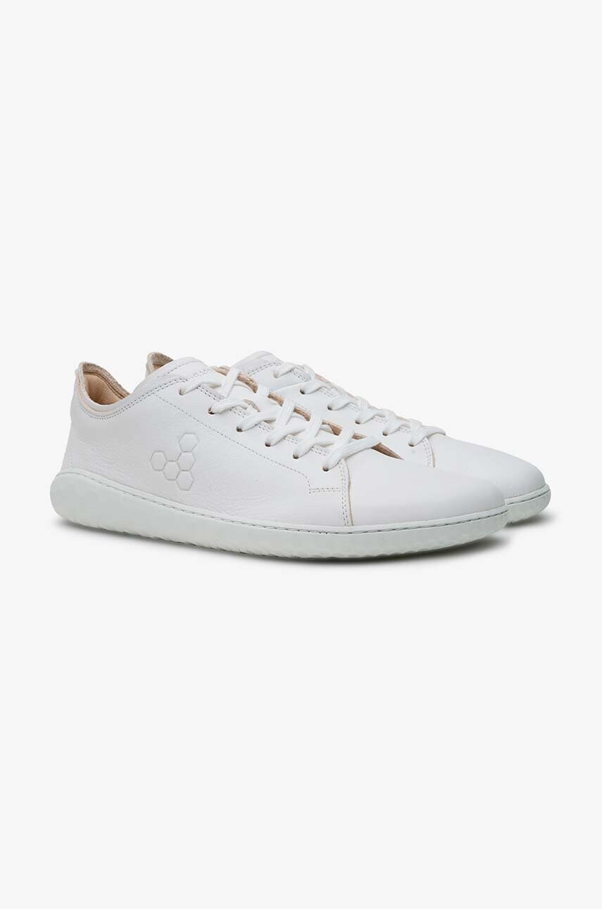 Шкіряні кросівки Vivobarefoot GEO COURT III колір білий 301056