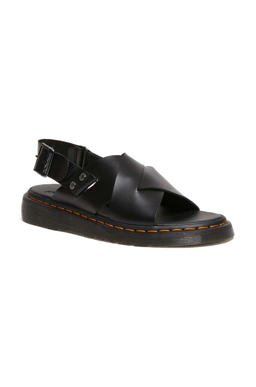 Шкіряні сандалі Dr. Martens Zane колір чорний DM30765001