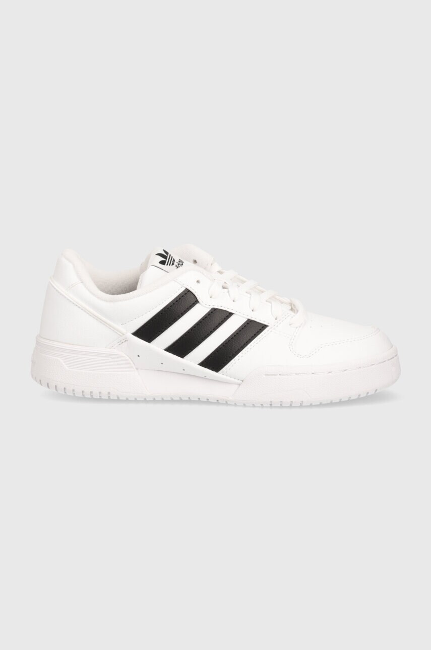 Шкіряні кросівки adidas Originals Team Court 2 STR колір білий ID6631