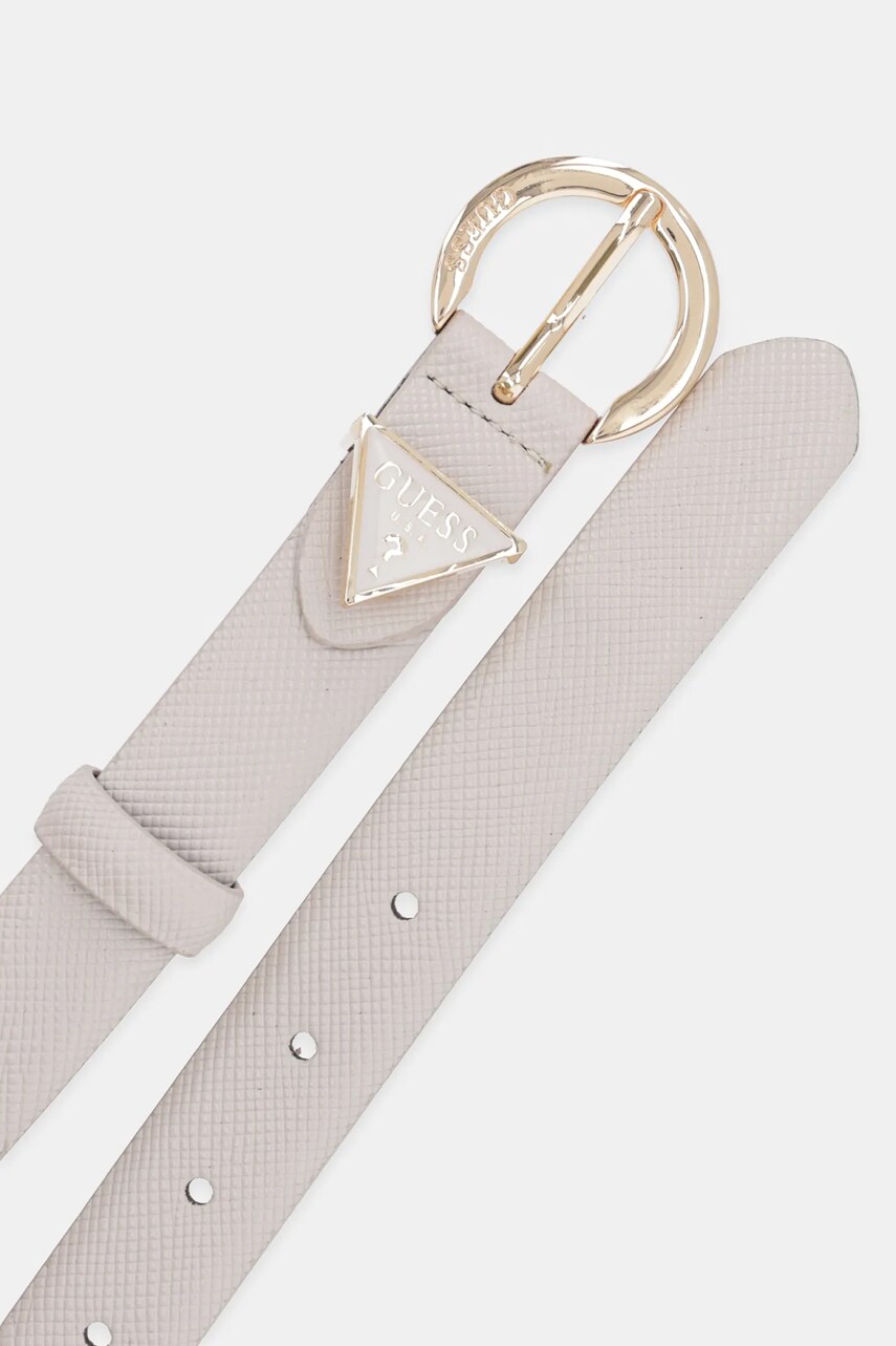 Ремінь Guess NOELLE жіночий колір бежевий BW9071 P4125