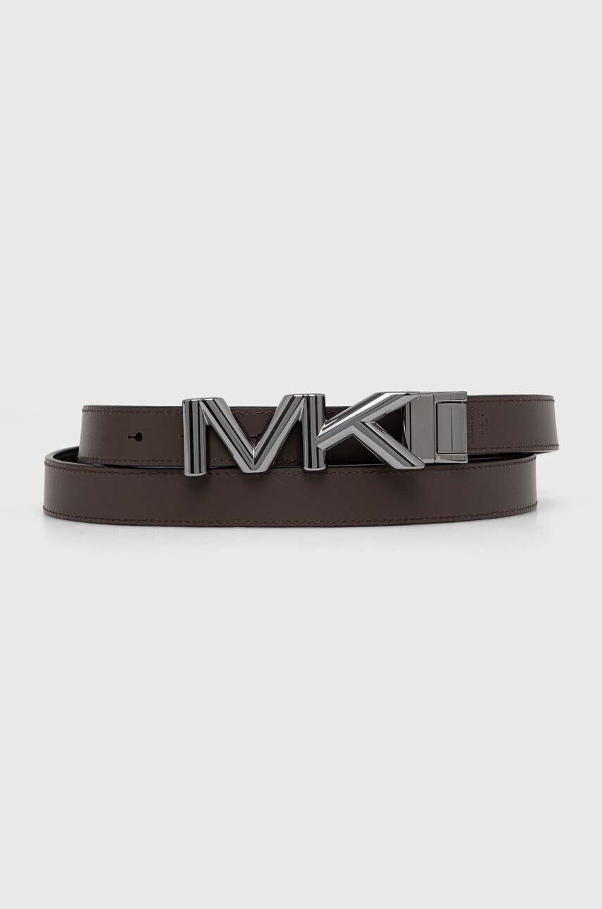 Двосторонній ремінь Michael Kors чоловічий колір чорний