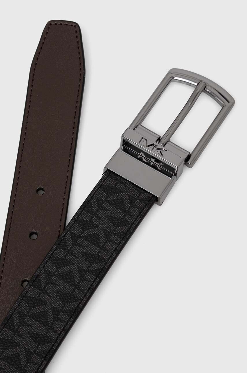 Двосторонній ремінь Michael Kors чоловічий колір чорний