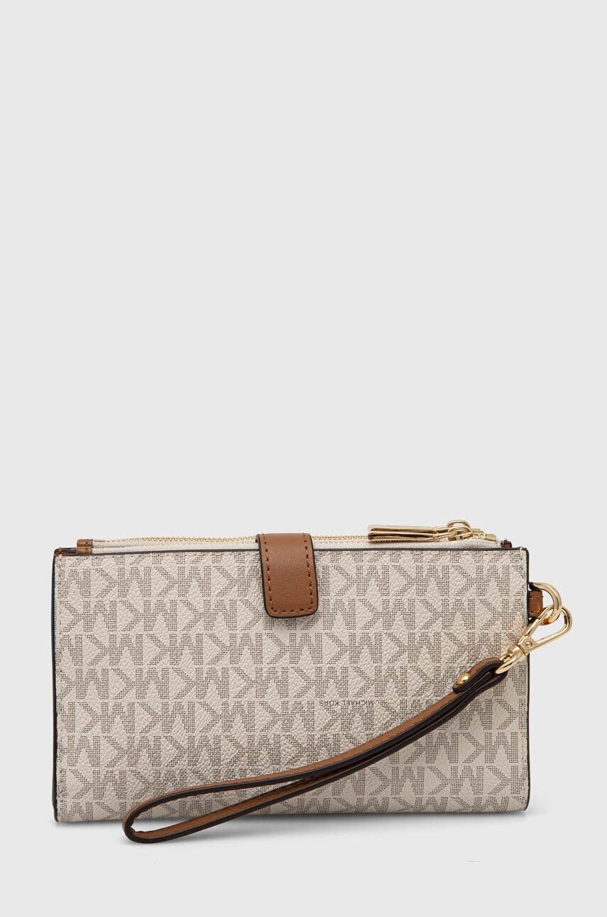 Гаманець MICHAEL Michael Kors жіночий колір бежевий