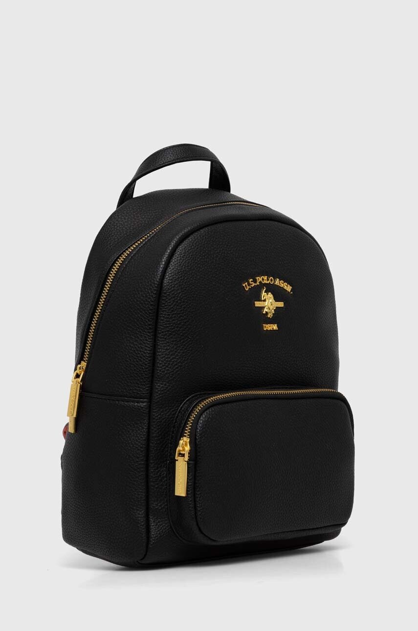 Рюкзак U.S. Polo Assn. жіночий колір чорний малий однотонний