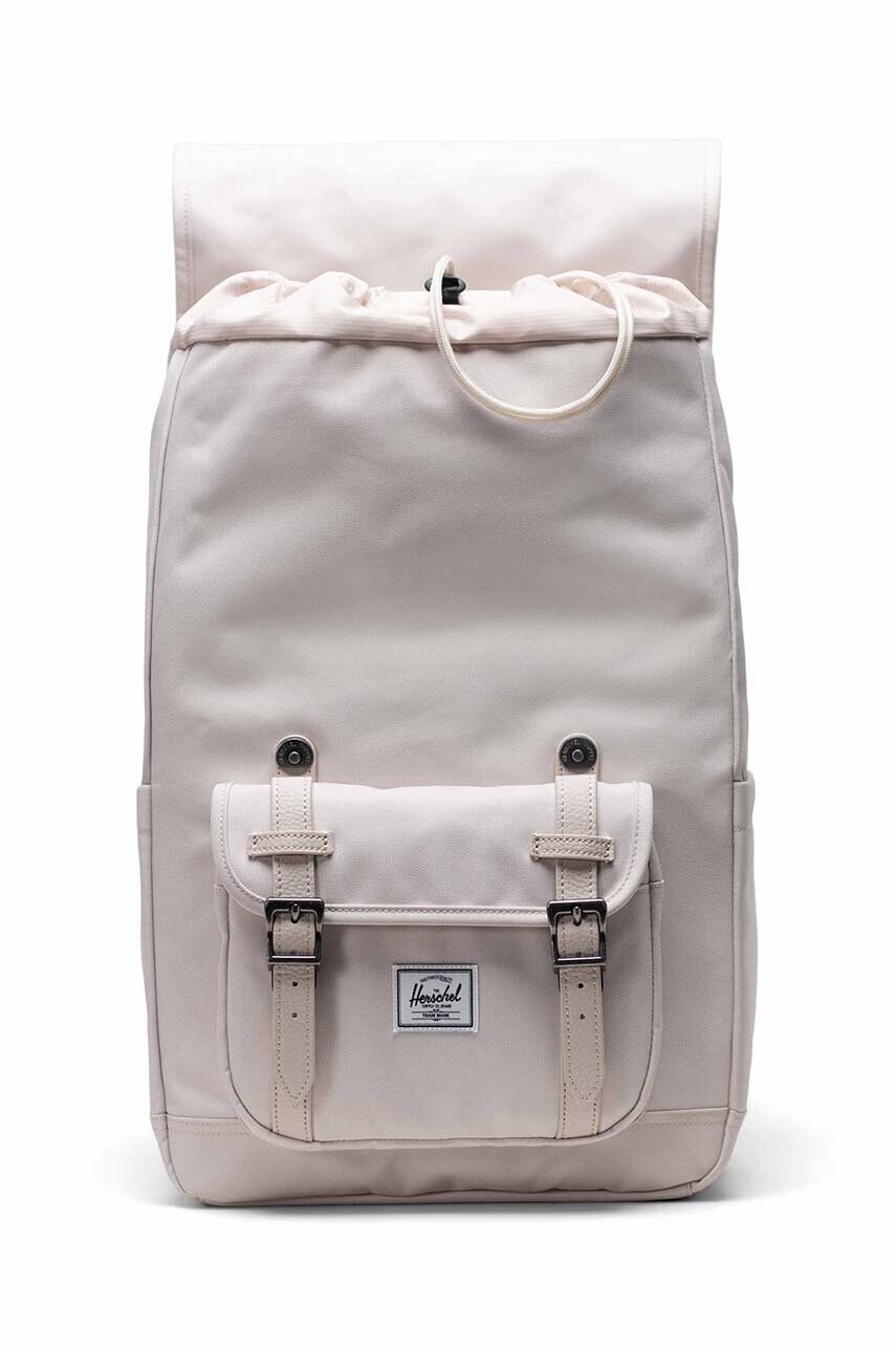 Рюкзак Herschel Little America Mid-Volume колір бежевий великий однотонний