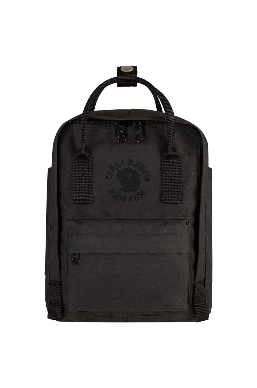 Рюкзак Fjallraven Re-Kanken Mini колір чорний малий з аплікацією F23549