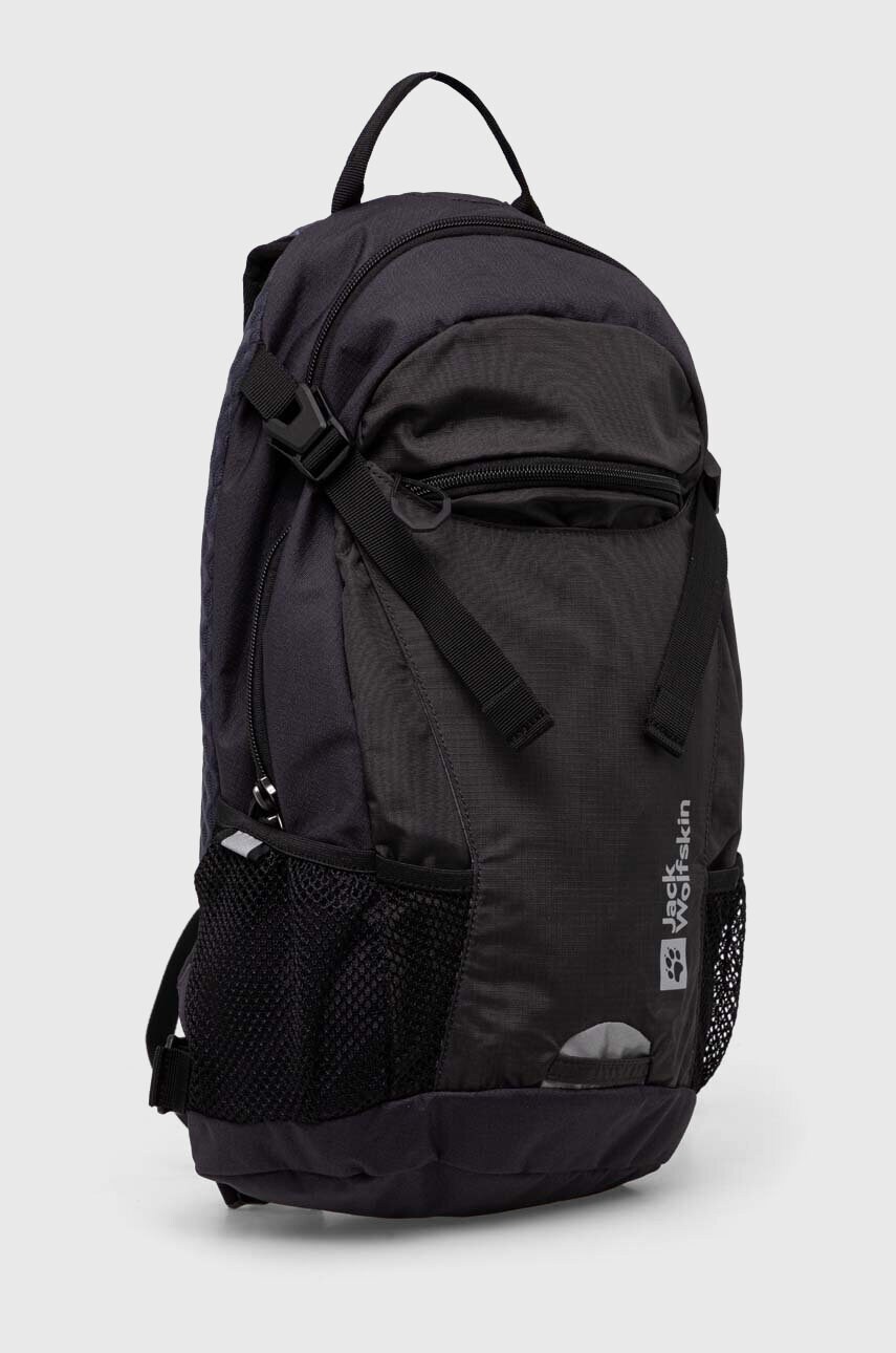 Рюкзак Jack Wolfskin Velocity 12 колір чорний великий з принтом 2010303