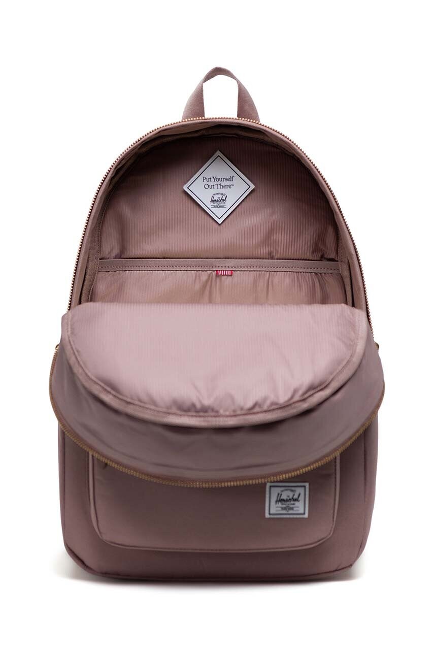 Рюкзак Herschel Settlement Backpack колір рожевий великий однотонний