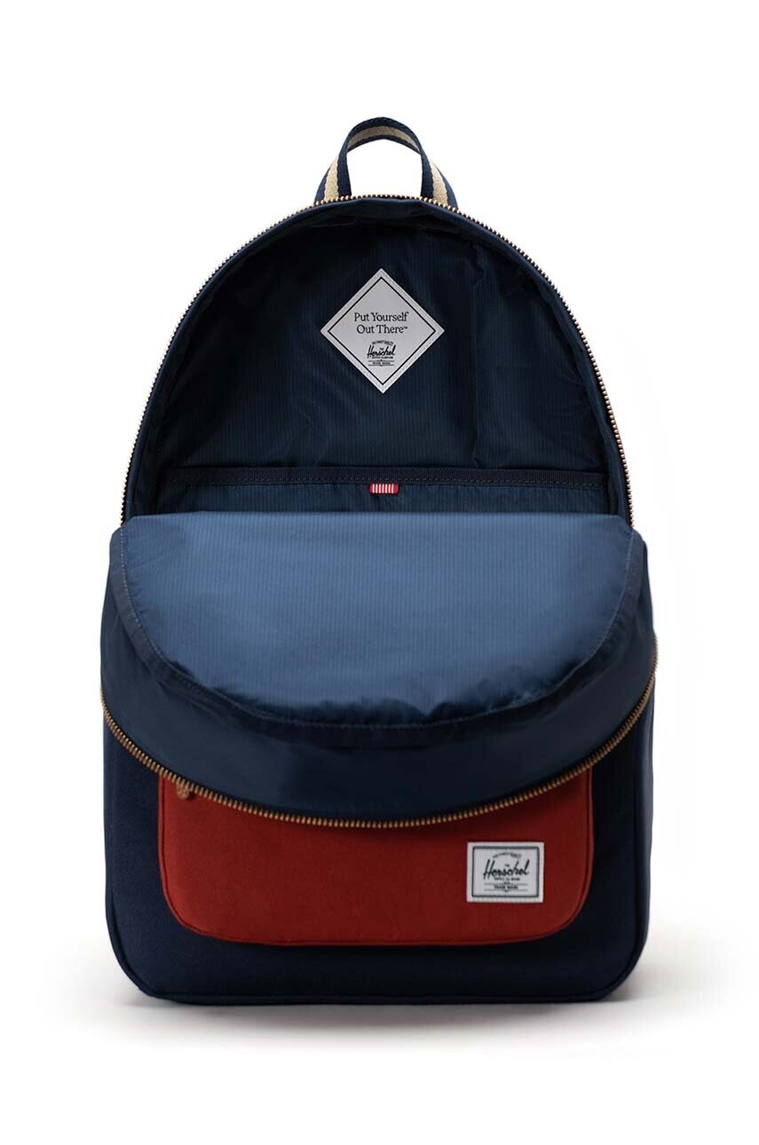 Рюкзак Herschel Settlement Backpack колір чорний великий однотонний