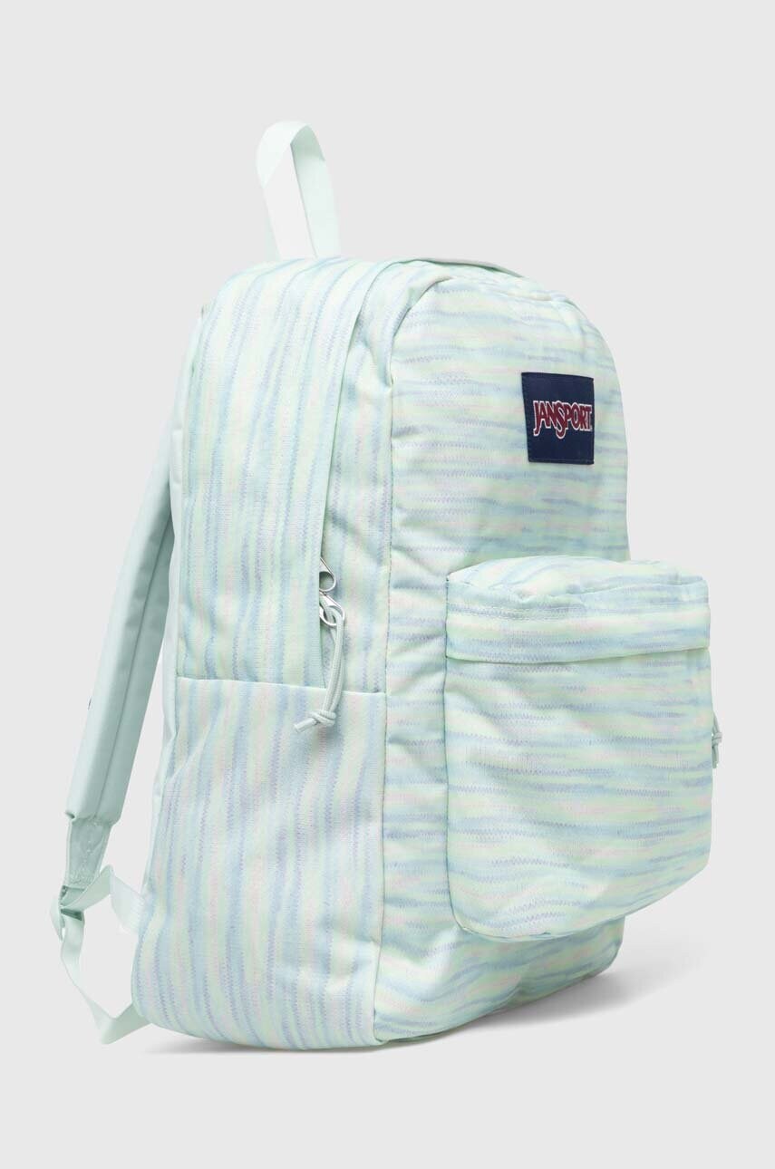 Рюкзак Jansport колір бірюзовий великий візерунок