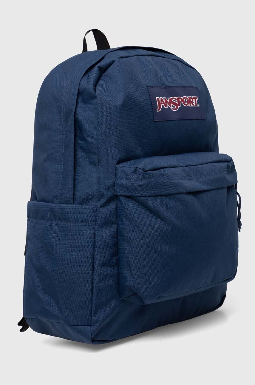 Рюкзак Jansport колір синій великий однотонний