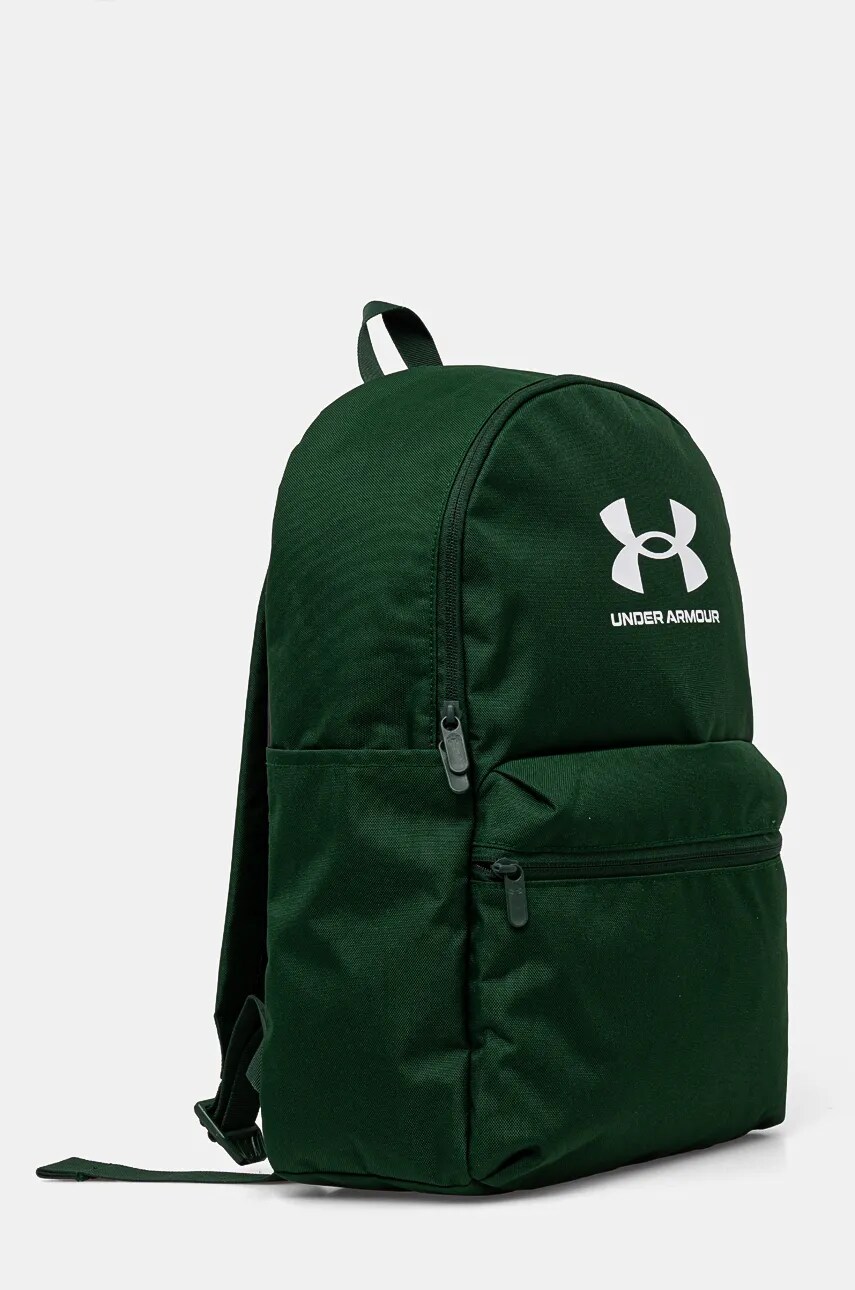 Рюкзак Under Armour колір зелений великий з принтом