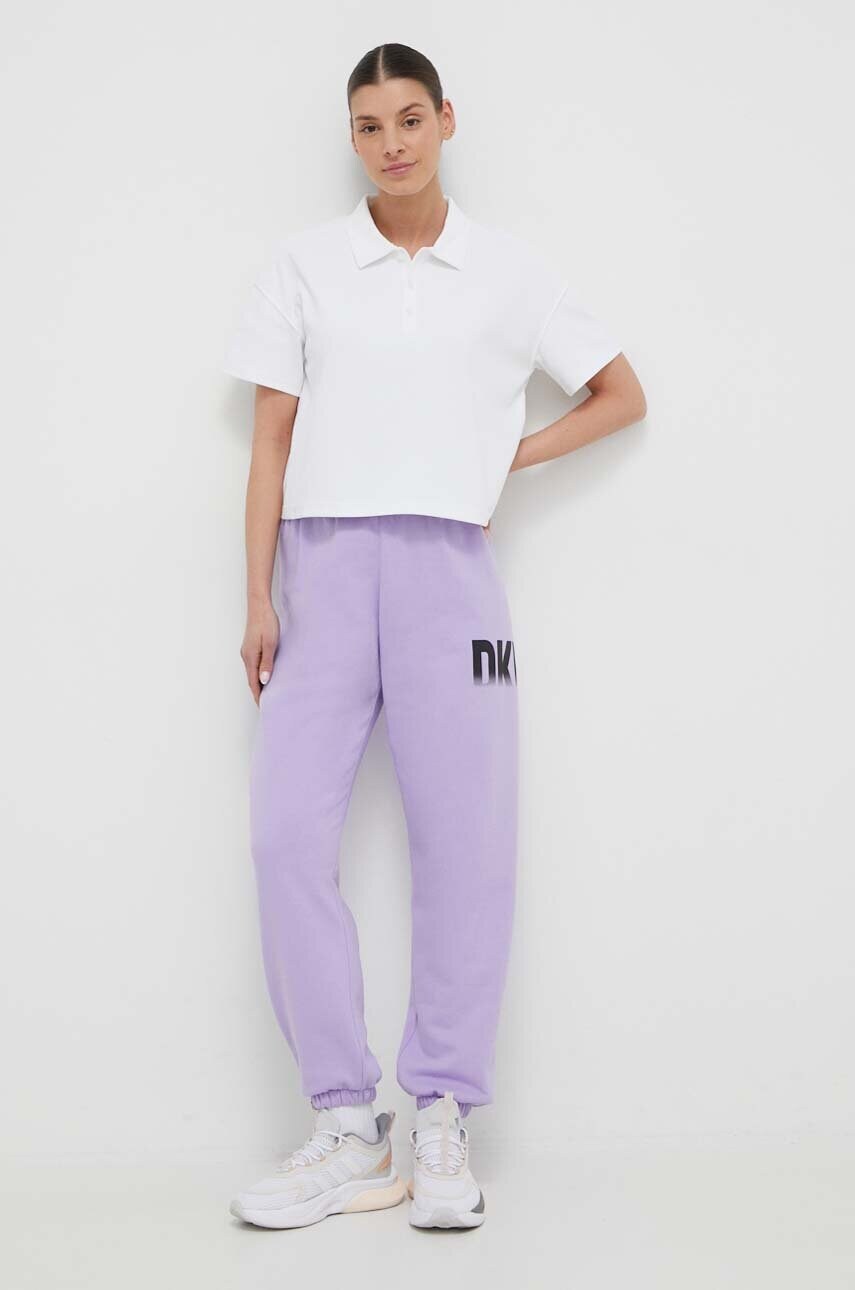 Поло Dkny жіночий колір бежевий