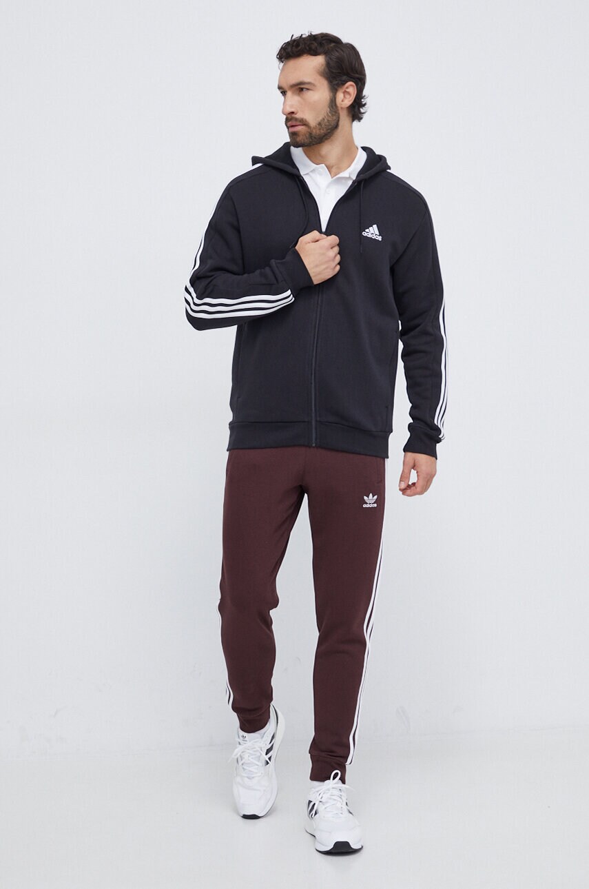 Бавовняне поло adidas колір білий з аплікацією