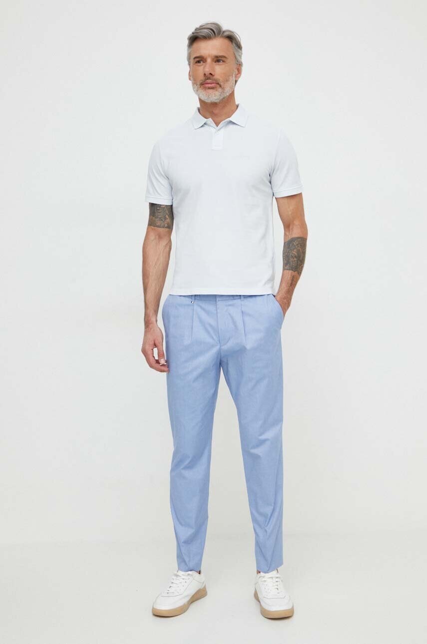 Бавовняне поло Pepe Jeans NEW OLIVER GD однотонний PM542099