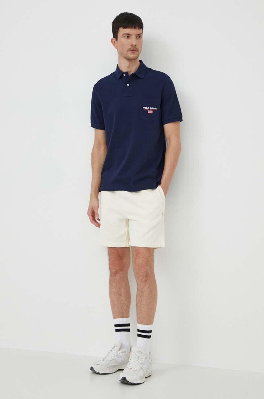 Бавовняне поло Polo Ralph Lauren з аплікацією