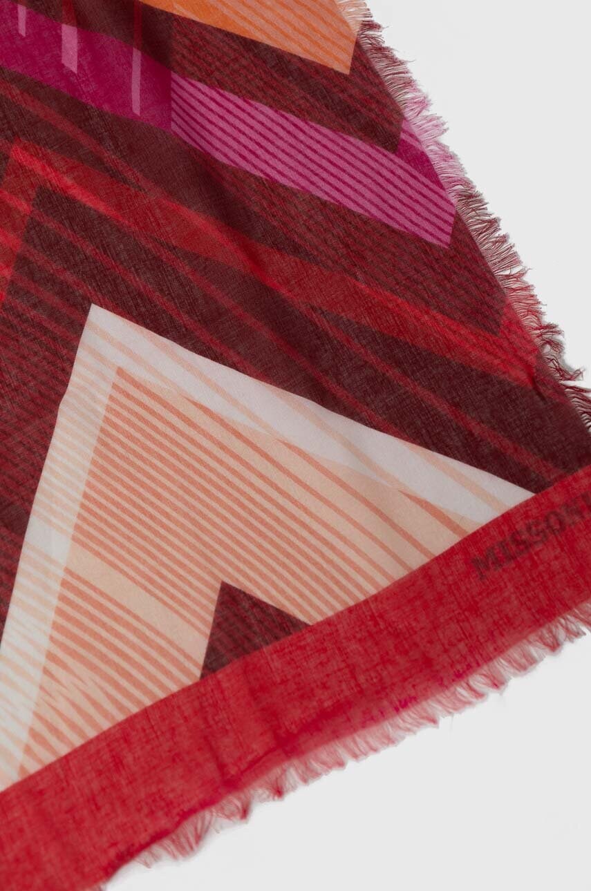 Шарф з домішкою шовку Missoni візерунок