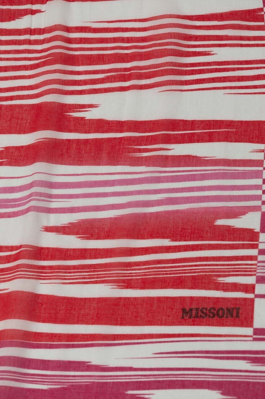 Шарф з домішкою шовку Missoni візерунок
