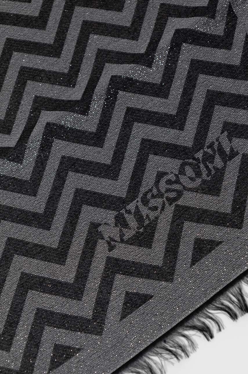 Шарф Missoni жіночий колір сірий візерунок