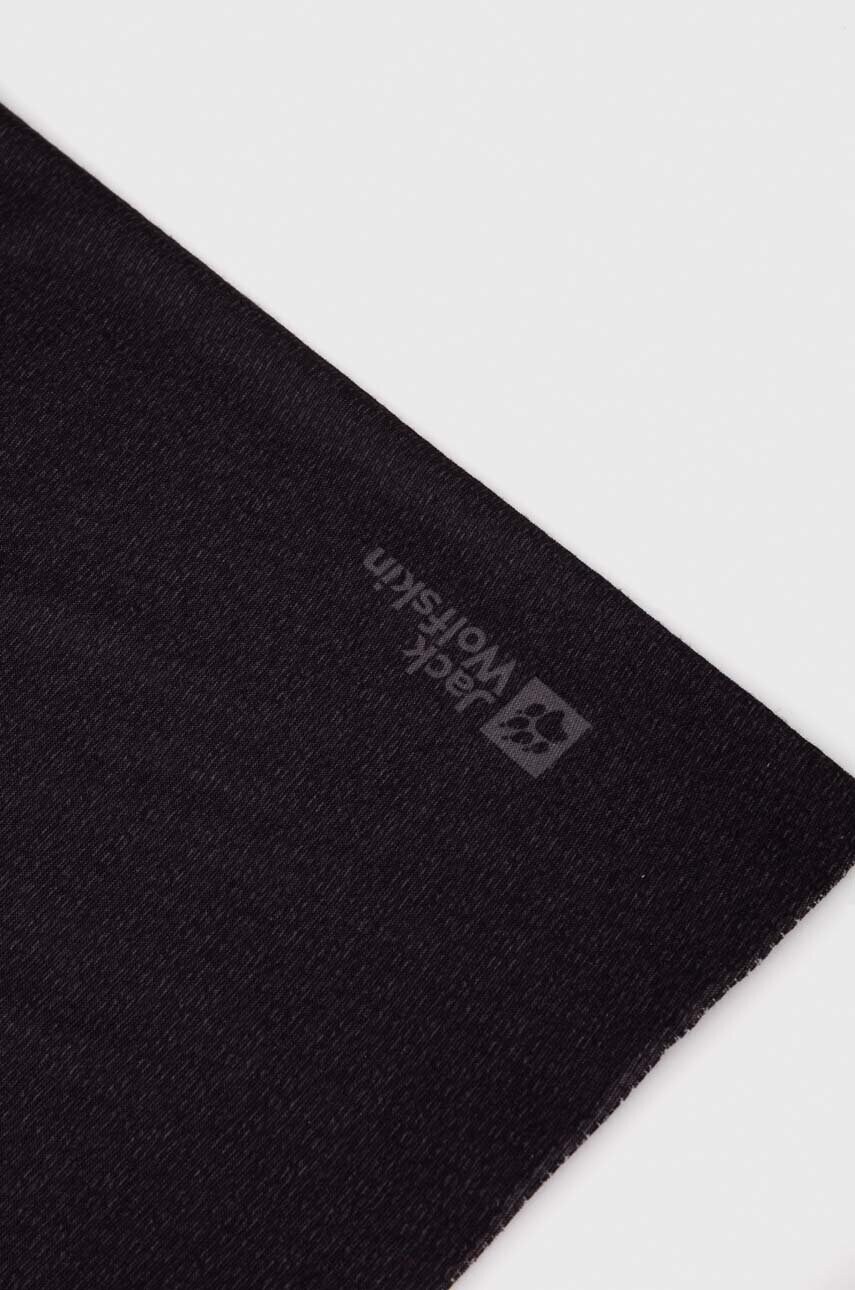 Снуд Jack Wolfskin Basic колір чорний однотонний